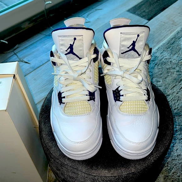 Retro Metallic Jordan 4 Purple Sz-8/9.5 - Picture 1 of 10